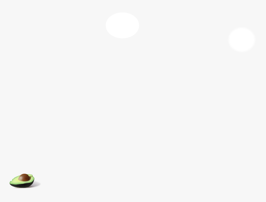 Cut Open Avocado Clip Arts - Avocado, HD Png Download