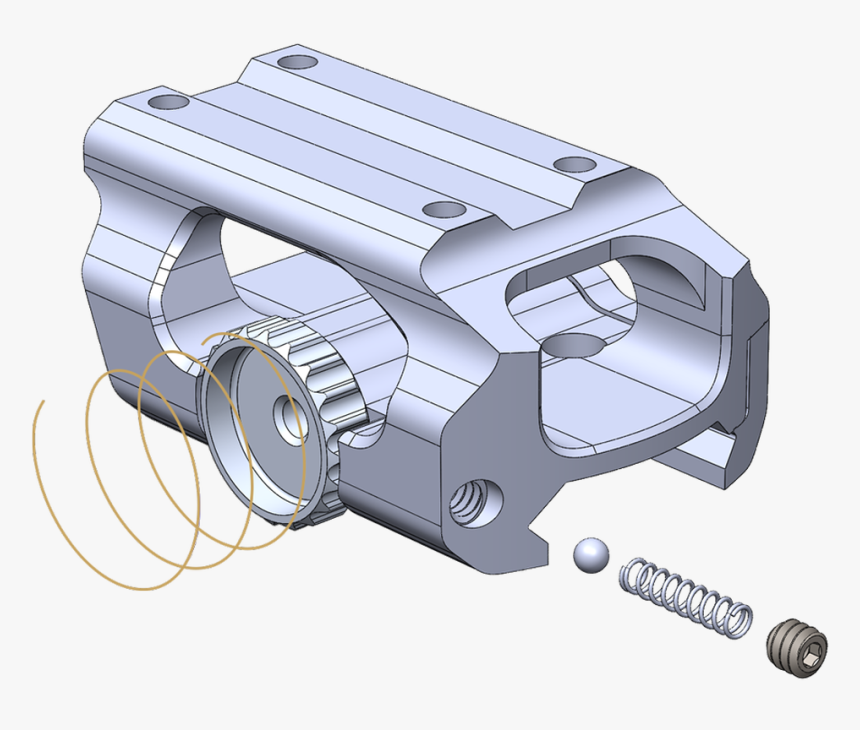 Scalarworks Leap/mro - Qd Mount Trijicon Mro Patrol, HD Png Download