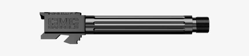 Cmc Glock Barrel 75511 Glock 17 Fluted Threaded Black - Gun Barrel, HD Png Download