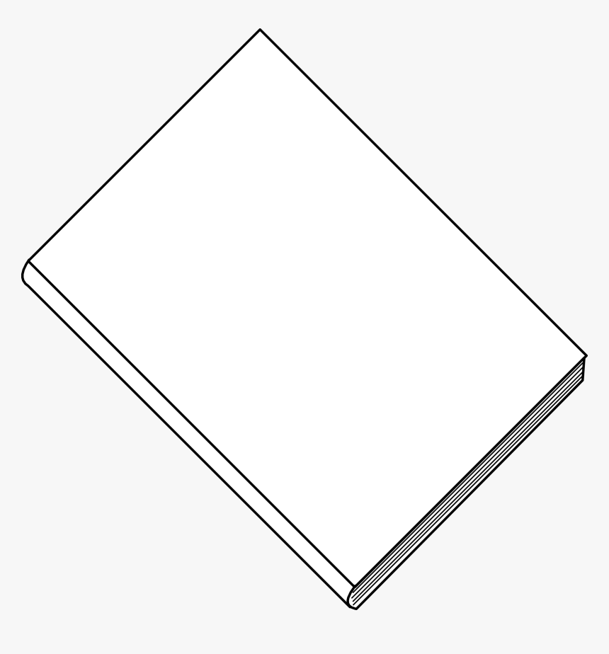 Notebook Clip Arts - Transparent White Book Png, Png Download