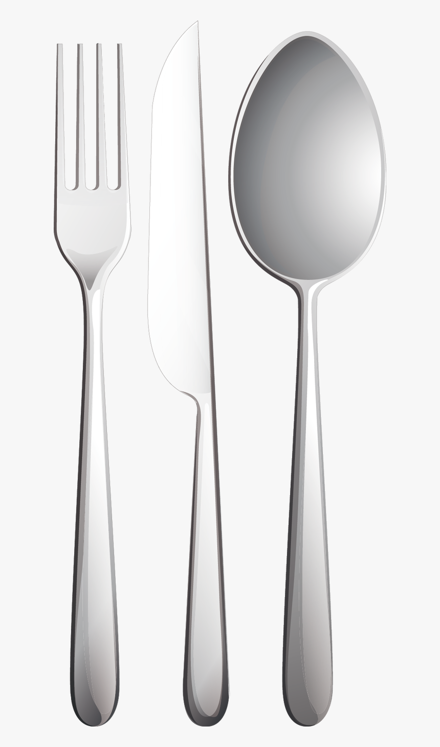 Transparent Fork And Knife Clipart Black And White - Still Life Photography, HD Png Download