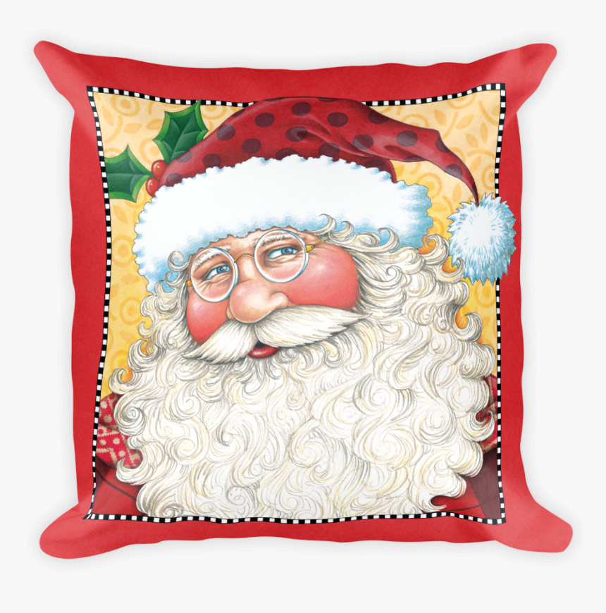 Big Santa Face - Mary Engelbreit Christmas, HD Png Download