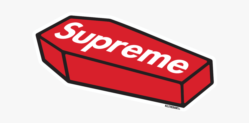 Coffinsupreme Sticker - Sign, HD Png Download