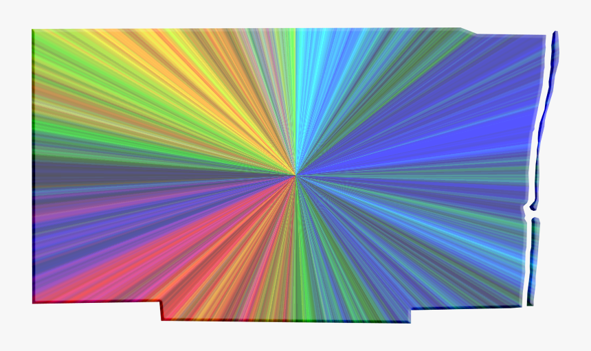 Multi Color Star Burst, HD Png Download