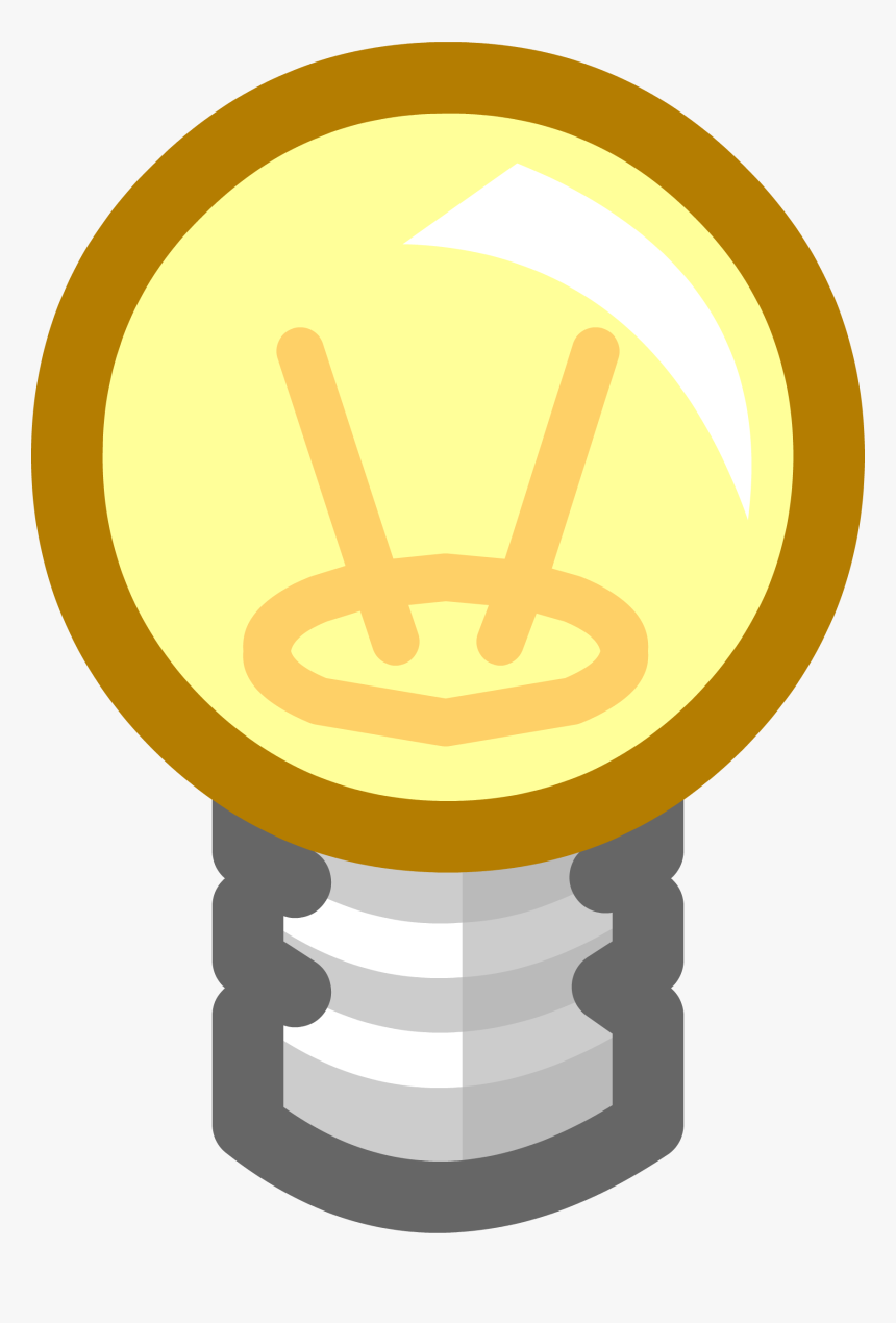 Club Penguin Rewritten Wiki - Club Penguin Light Bulb Emoji, HD Png Download