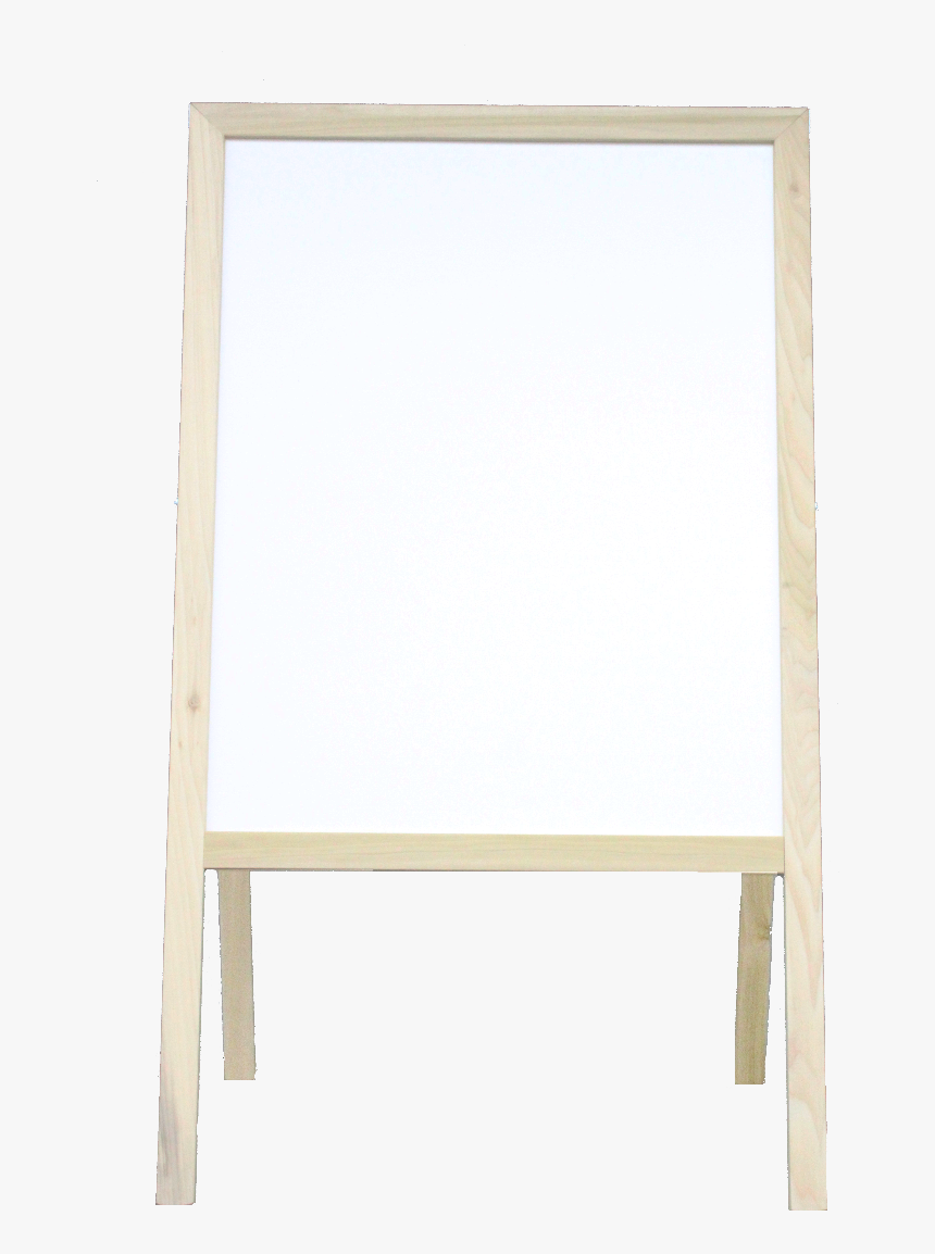 31200 Natural Finish White Dry Erase / Black Chalkboard - Whiteboard, HD Png Download