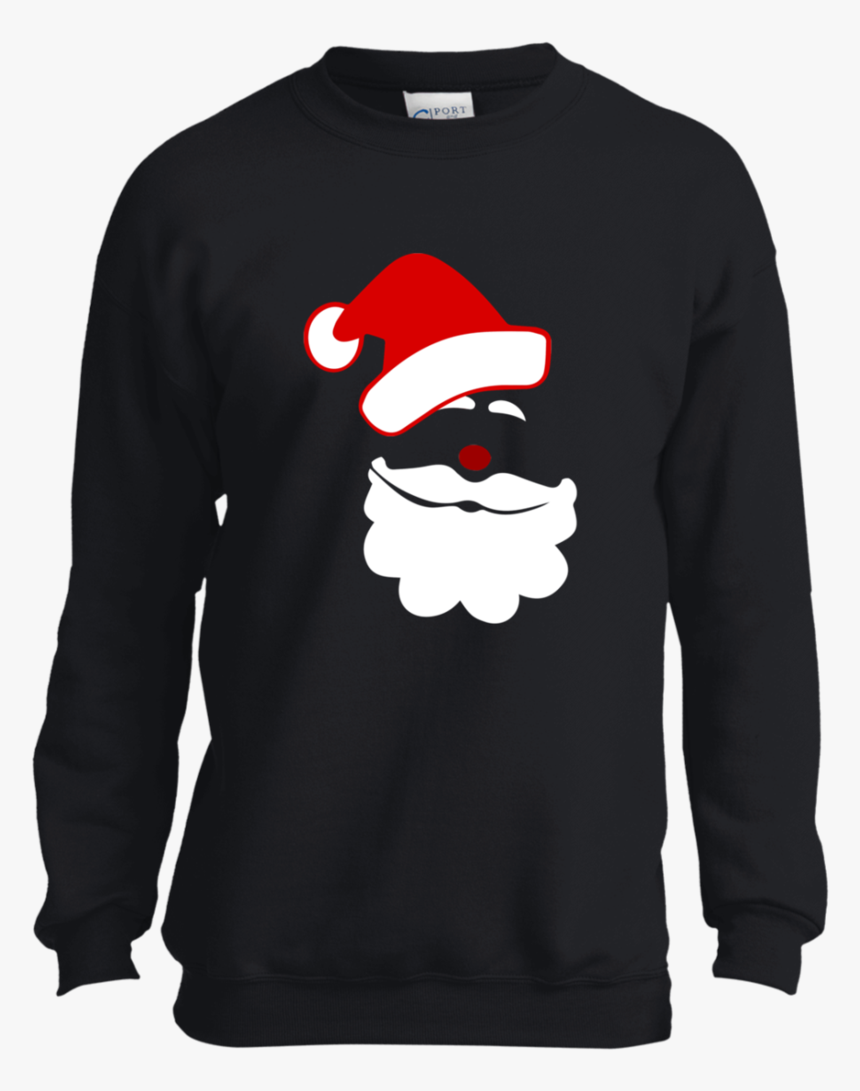 Santa Face, Santa Beard Youth Pc90y Port And Co - You Ll Float Too Shirt, HD Png Download