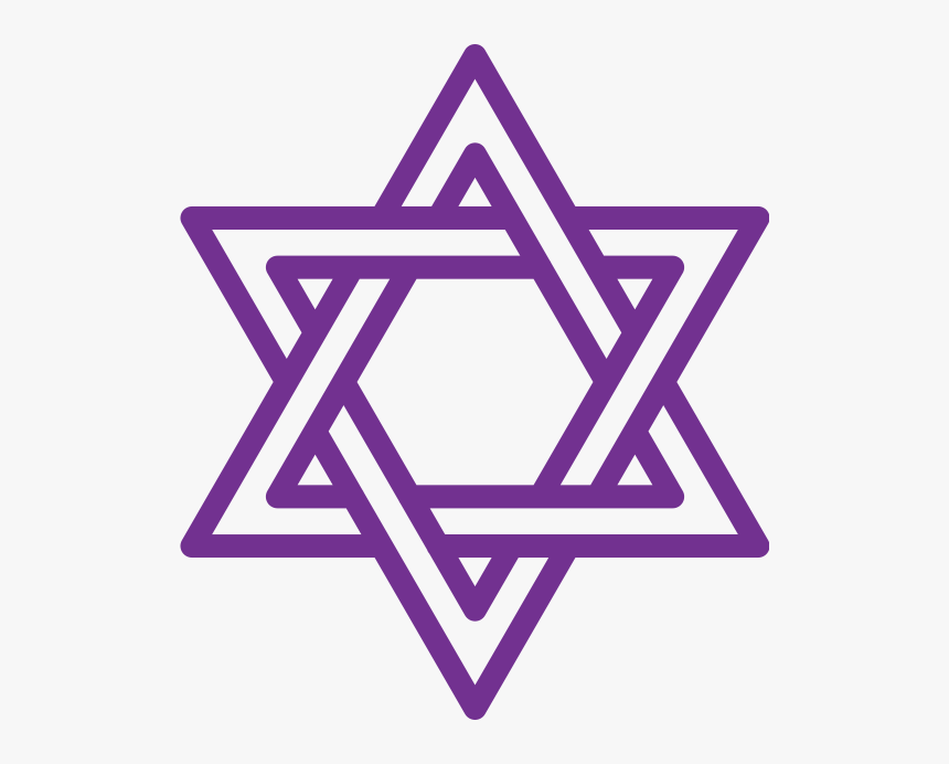 Star Of David Png Clip Art - Star Of David Black, Transparent Png