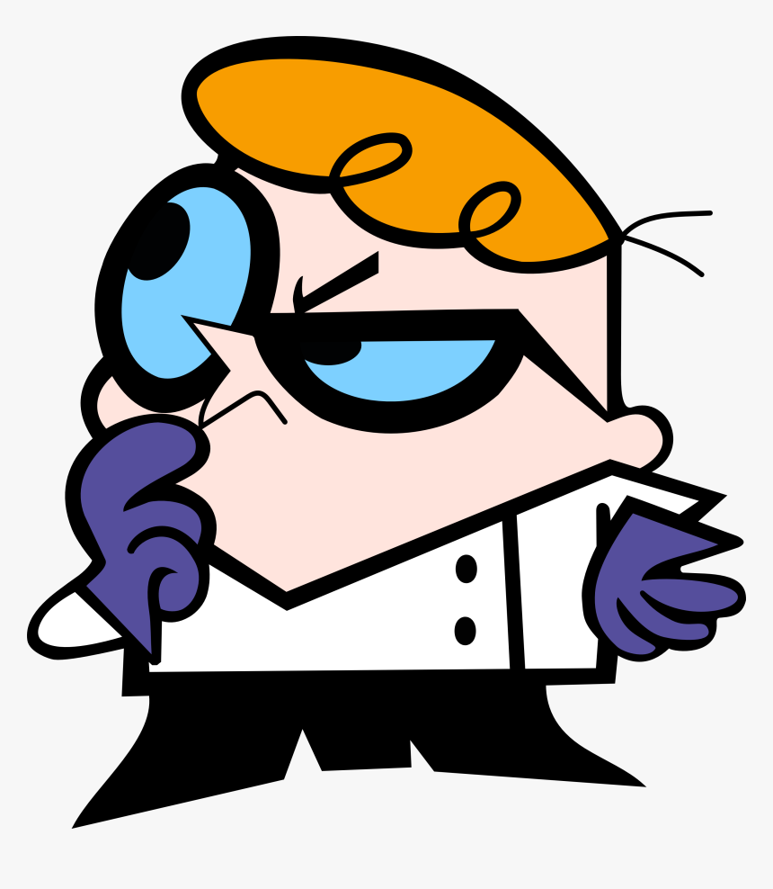 Dexter Thinking - Cartoon Network Mad Scientist, HD Png Download