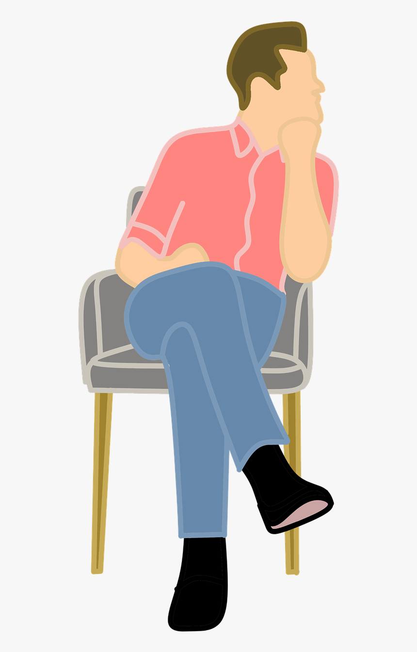 Man Thinking Set - Transparent Man Thinking Clip Art, HD Png Download
