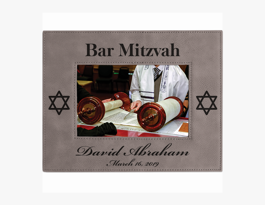Star Of David Small Leatherette Desk Frame 
title Star - Star Of David, HD Png Download