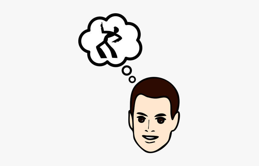 Thinking About Dancing - Thought Bubble, HD Png Download