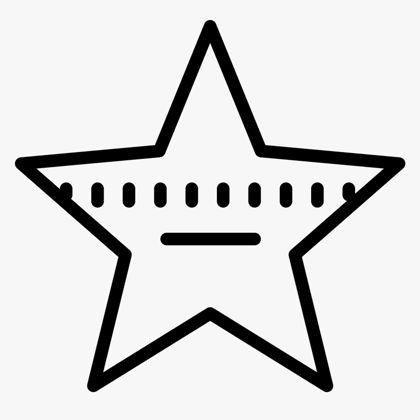 Star Of David Clipart Png - Transparent Black Star Outline, Png Download