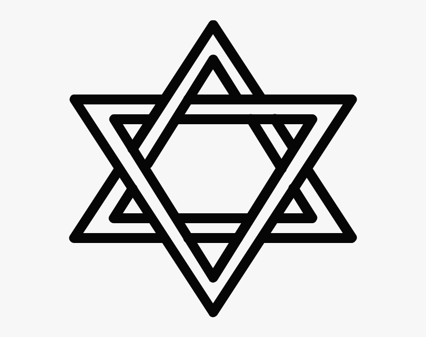 Pixel Star Of David - Interlocking Star Of David, HD Png Download
