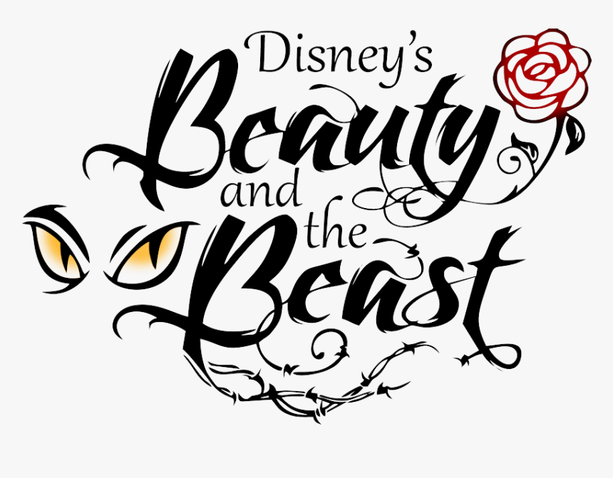 Beauty And The Beast - Beauty And The Beast Logo Drawing, HD Png Download