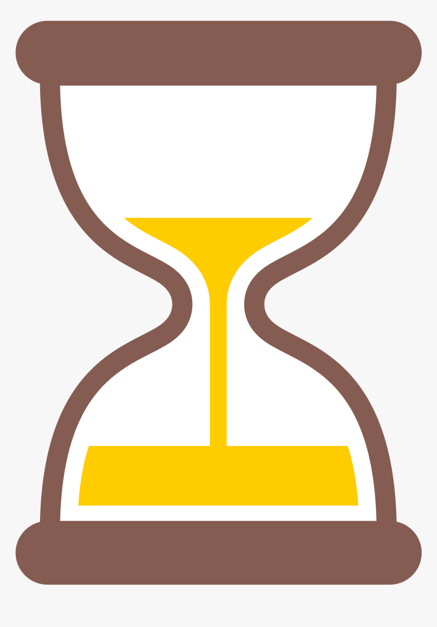 Hourglass Clipart Yellow Sand Timer Clipart, HD Png Download