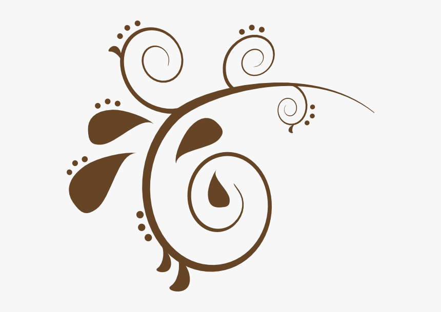Brown Swirl Clipart, HD Png Download