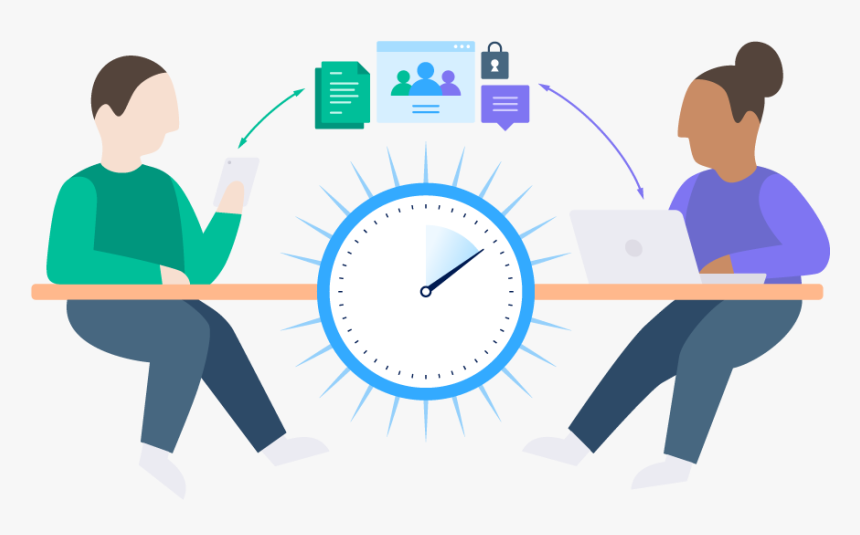 Smartvault Hero 7 Ways Client Portal Saves You Time - Sitting, HD Png Download