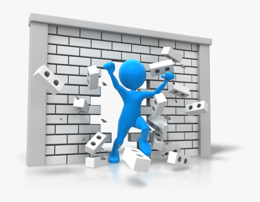 Breaking Through Brick Wall - Castle In Frydlant, HD Png Download