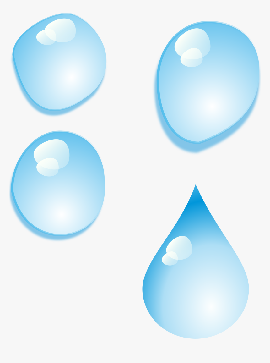 Water Drops - Comic Tear, HD Png Download