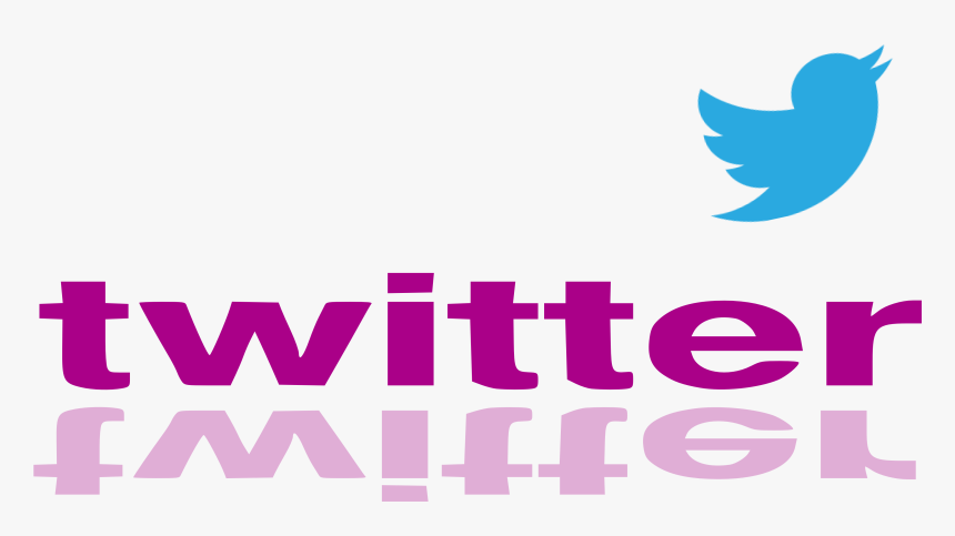 Twitter Icon On A Background Of Blue Bird - Graphic Design, HD Png Download