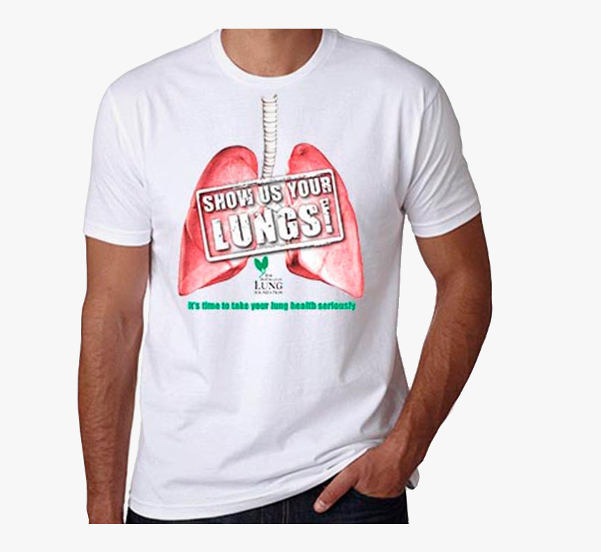 Lung Cancer Tee Shirt, HD Png Download