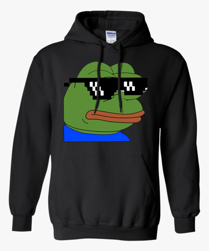 Pepe Thug Life Glasses Hoodie - T Shirt Of Name Divya, HD Png Download