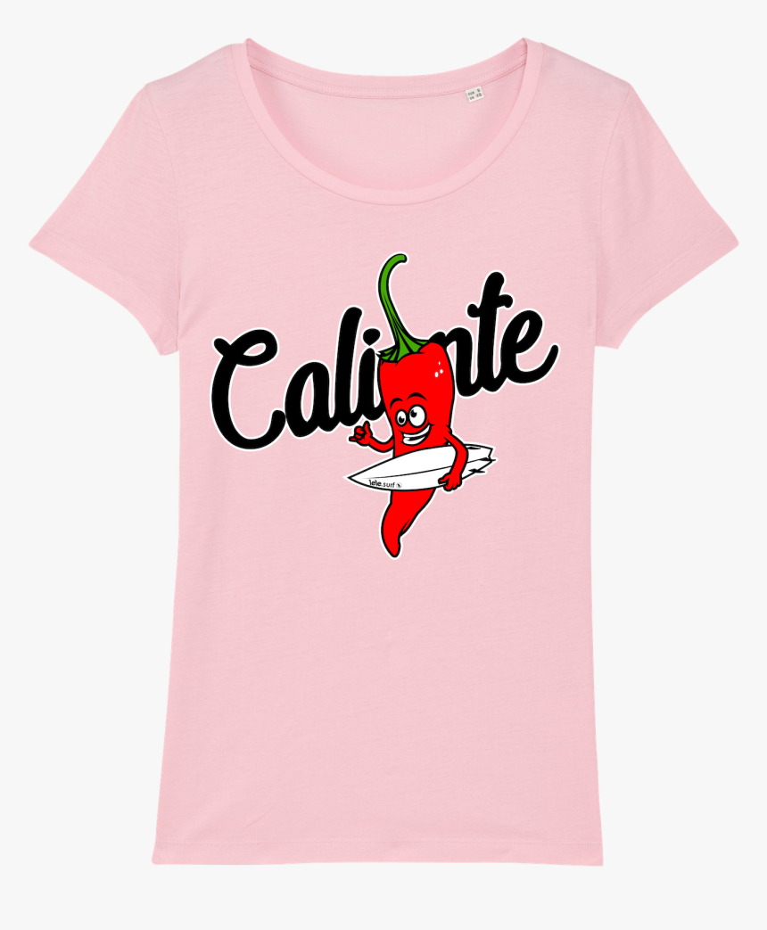 Surf T-shirt Women Pink, Stoked Pepper - T-shirt, HD Png Download