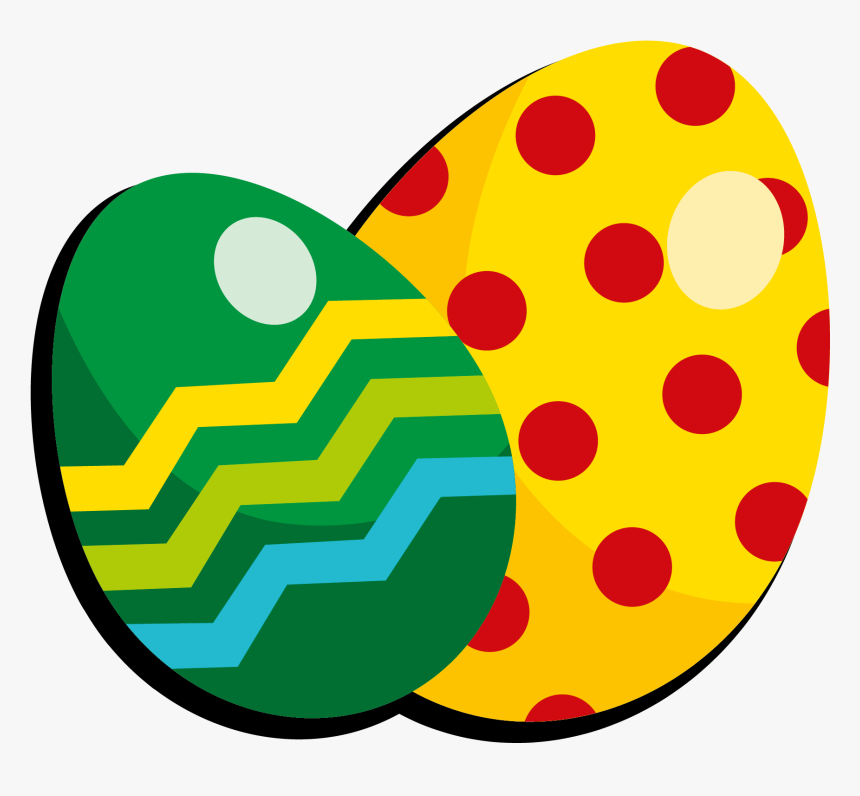 Free Download Individual Easter Eggs Clipart Easter - Easter Eggs Clipart With No Background, HD Png Download