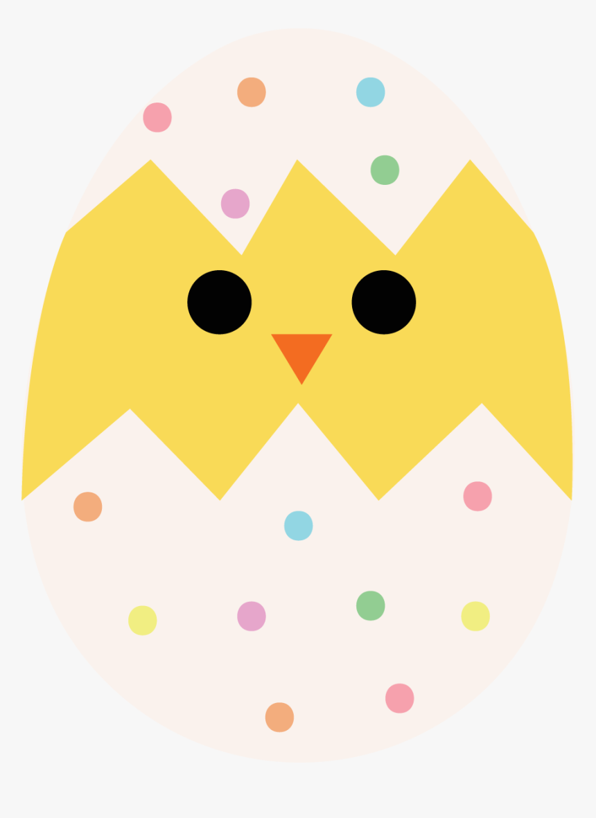Clip Art Owl Yellow Clip Art - Hatching Easter Egg Clip Art, HD Png Download