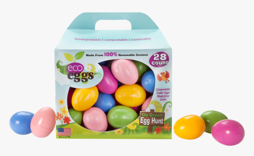 4 28-count Boxes Of Large Eggs - Eco Plastic Easter Eggs, HD Png Download