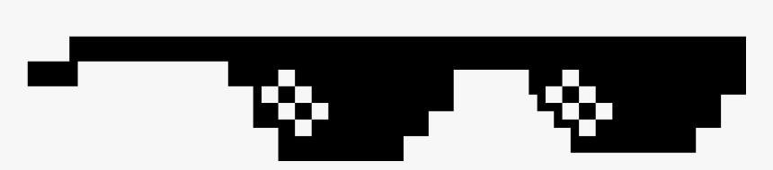 Pixelated Sunglasses Png - Thug Life Png Images Download, Transparent Png