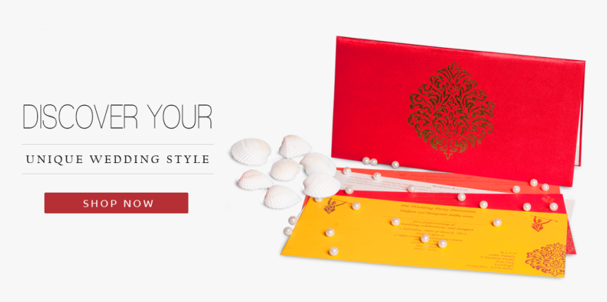 Hindu Wedding Cards - Wedding Card Png Hd, Transparent Png