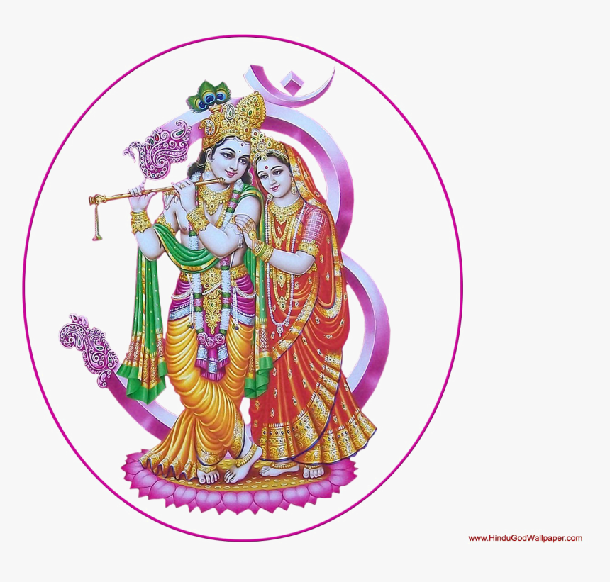 Radha Krishna Png Photo - Shree Krishna And Radha, Transparent Png