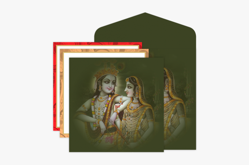 019 - Radha Krishna, HD Png Download