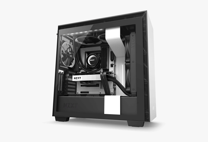 Dfdbdfb76bf45cca - Nzxt H500 Vertical Gpu, HD Png Download