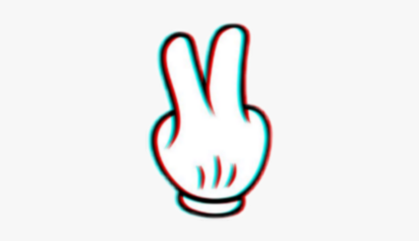 Transparent Mickey Hand Clipart - Mickey Mouse Glitch, HD Png Download