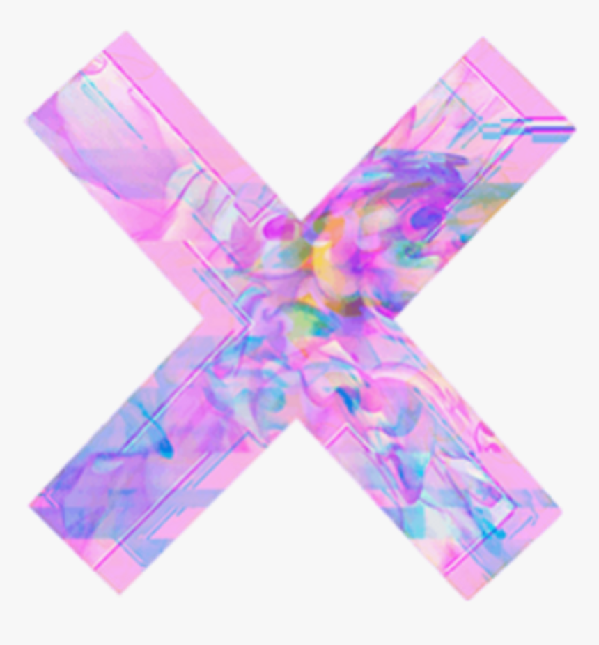 Хрест Глитч Розовый Арт Glitch Art Pink Cross - Theme Dividers X, HD Png Download