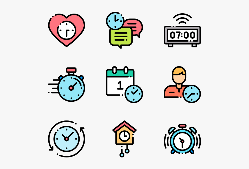 Time - Sick Icon Png, Transparent Png