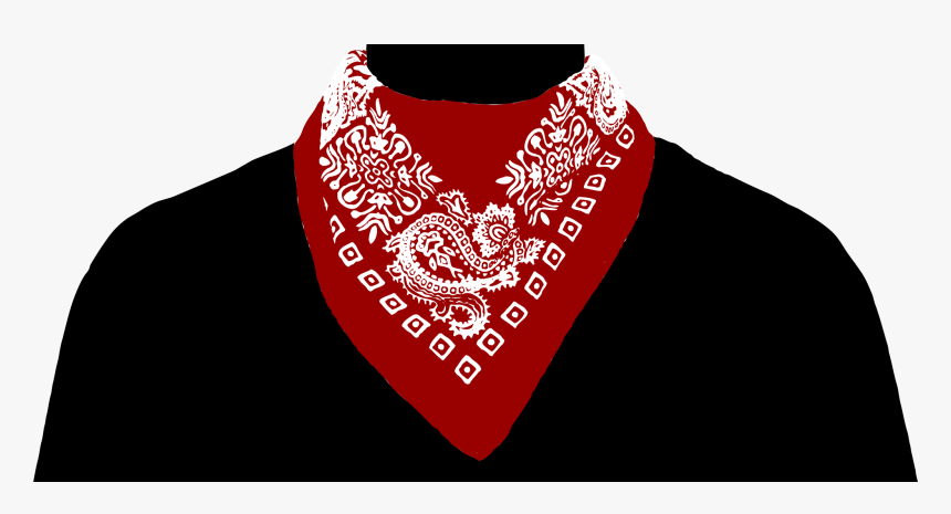 Bandana On Neck Transparent , Png Download - Bandana Png Neck, Png Download