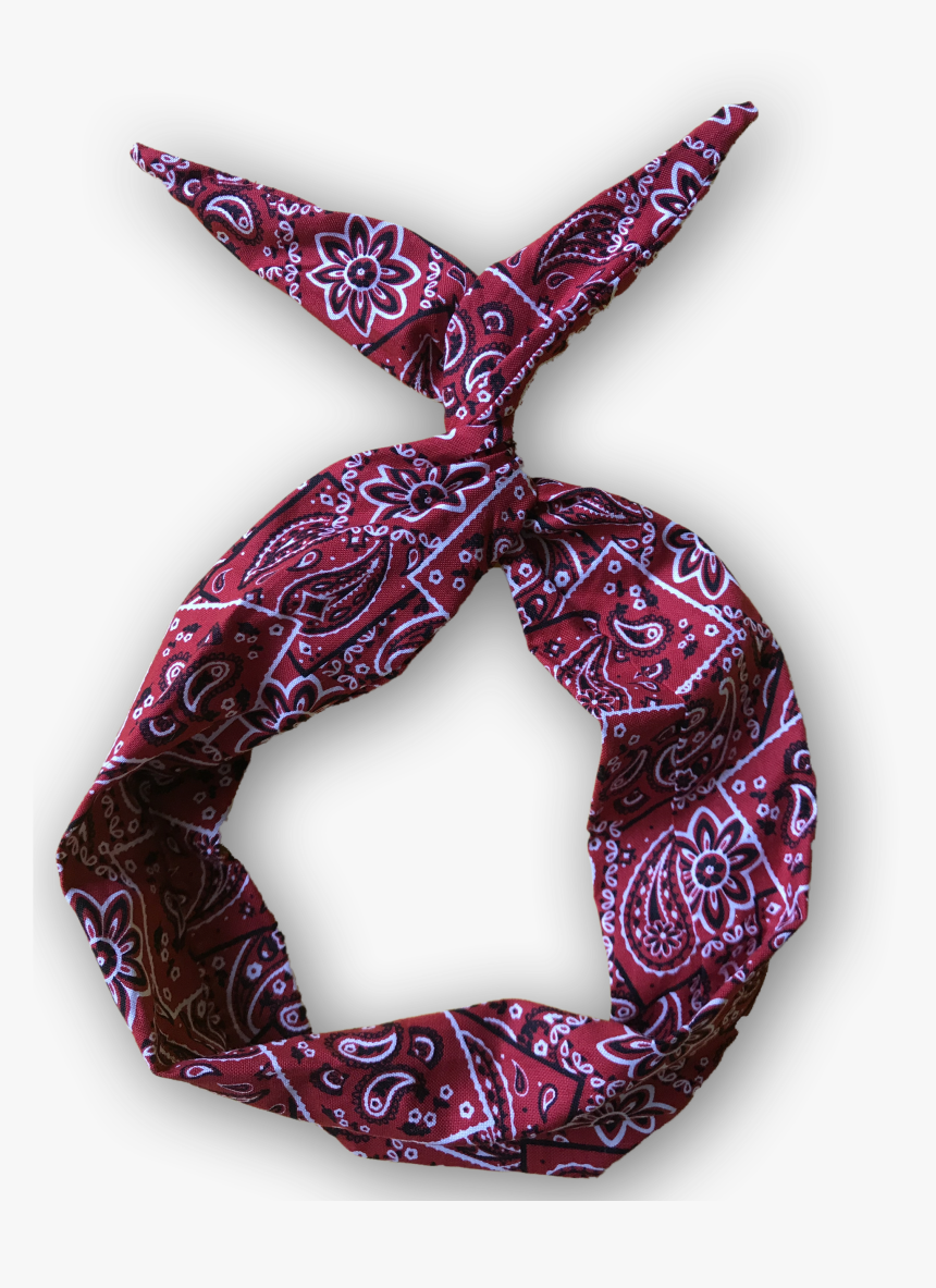 Image Of Red Bandana Print Wire Headband - Motif, HD Png Download