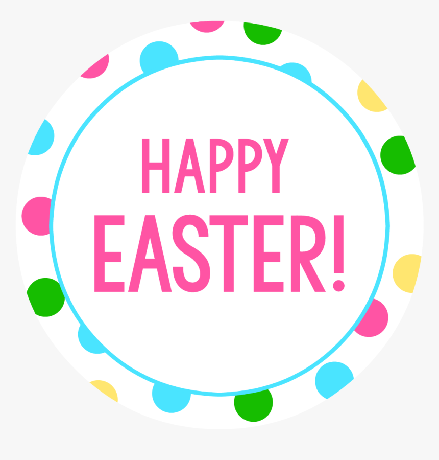 Clip Art Happy Easter Tags - Circle, HD Png Download , Transparent Png