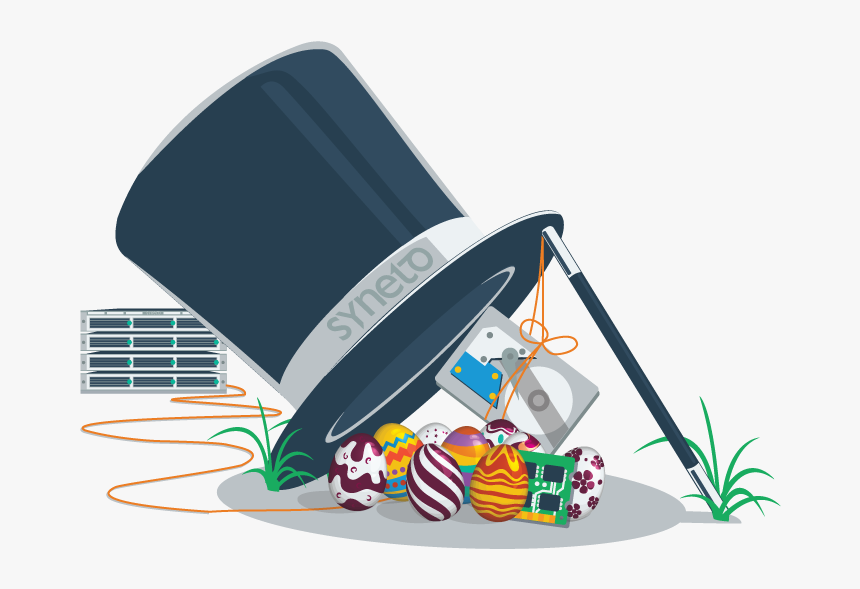 Happy Easter From The Syneto Team - Illustration, HD Png Download