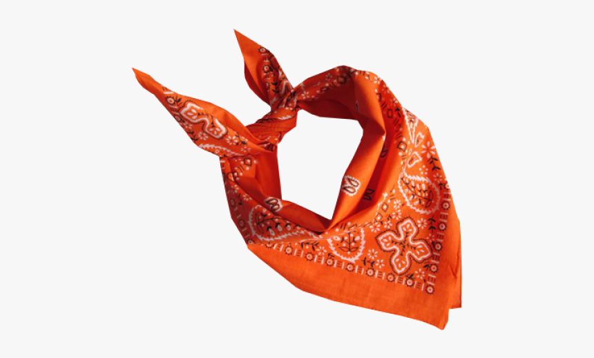Orange Bandana Png, Transparent Png