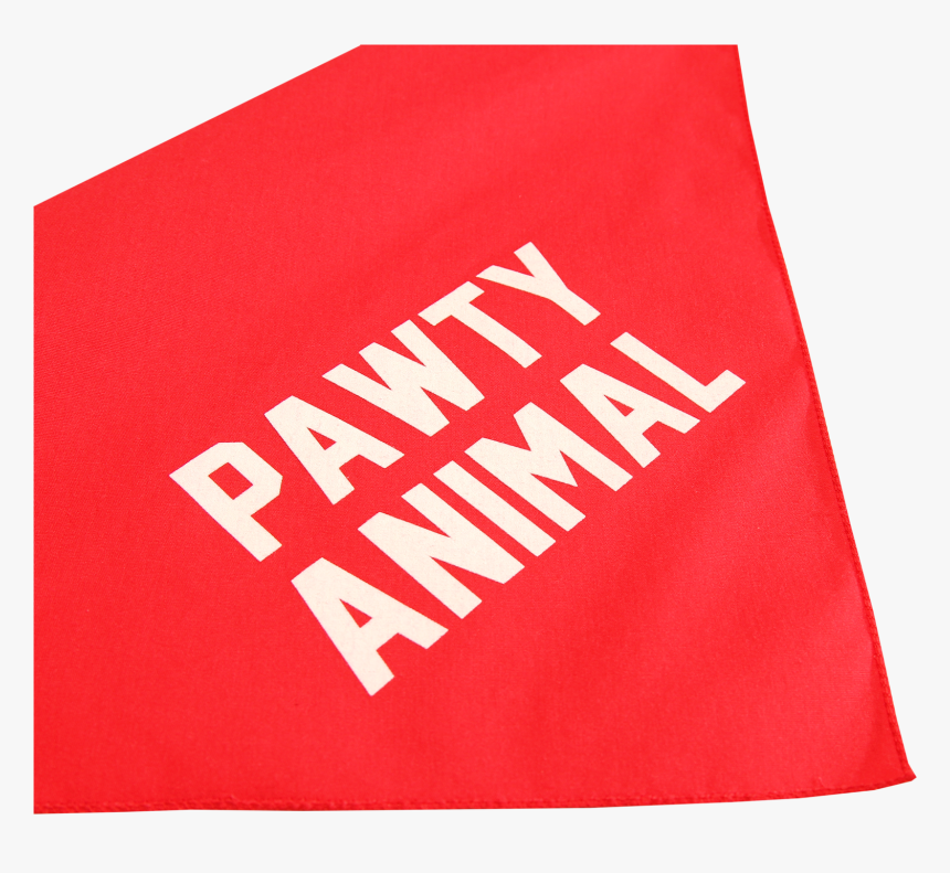 Frenchie Pawty Animals Red Bandana - Paper, HD Png Download