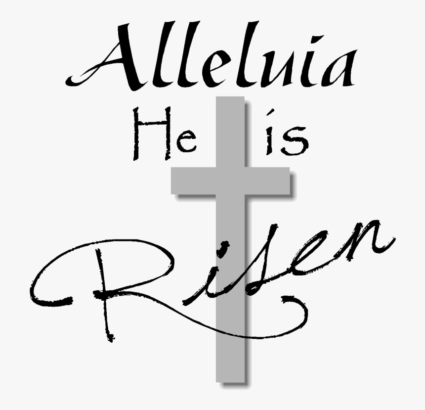 Christian Easter Black And White Clipart, HD Png Download