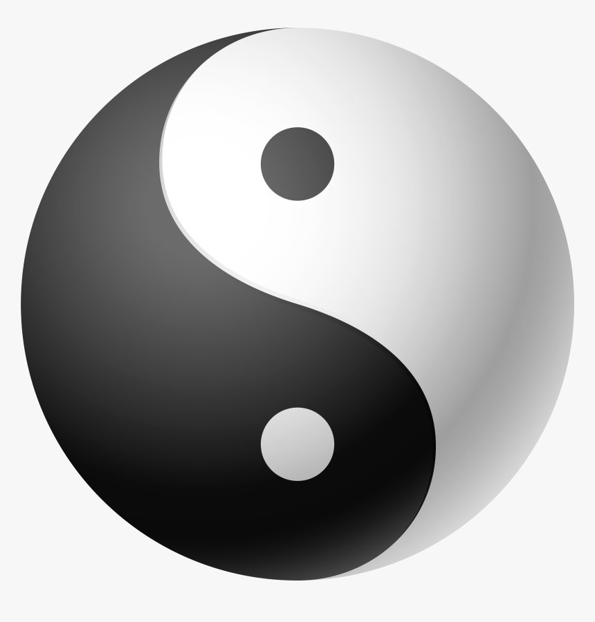 Transparent Yinyang Png, Png Download