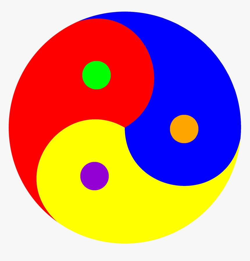 Yin Yang Triality Color Theory, HD Png Download