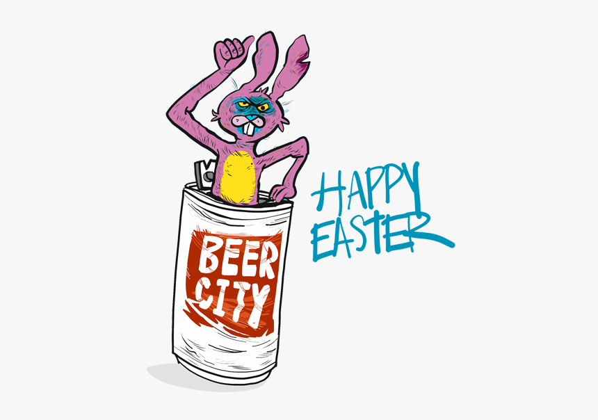 Happy Easter With Beer, HD Png Download