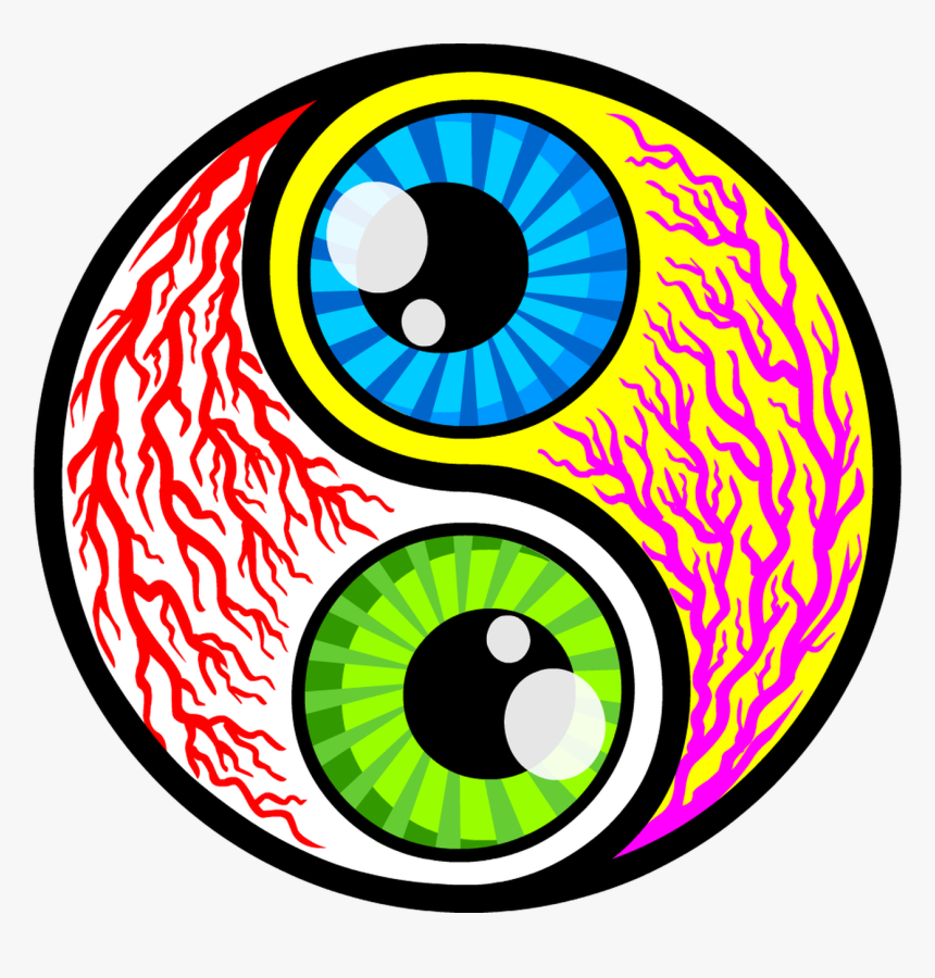 Yin And Yang Eyeballs, HD Png Download
